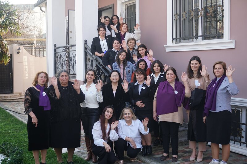 Kənd qadınları məişət zorakılığına qarşı güclərini birləşdirdilər - FOTOLAR