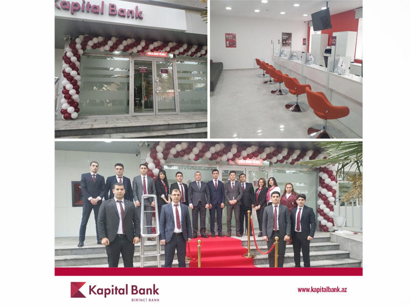 Kapital Bank yenilənən Cəlilabad filialını istifadəyə verdi