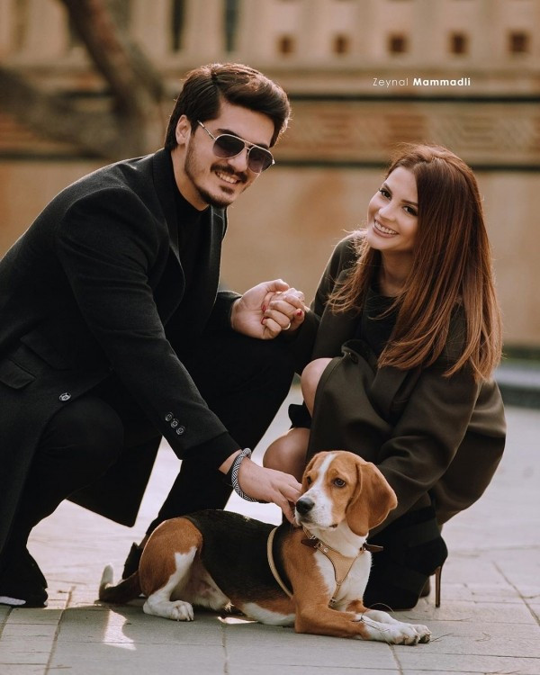 Aynişandan nişanlısı ilə səmimi poza - FOTO