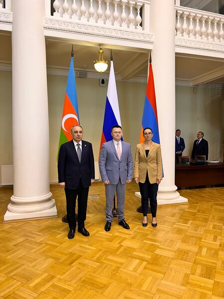 Azərbaycan, Rusiya və Ermənistan Baş prokurorlarının üçtərəfli görüşü oldu - FOTO / YENİLƏNİB