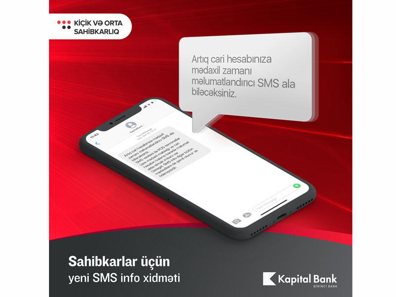 Kapital Bank sahibkarlar və hüquqi şəxslər üçün yeni xidmətlər təqdim edir