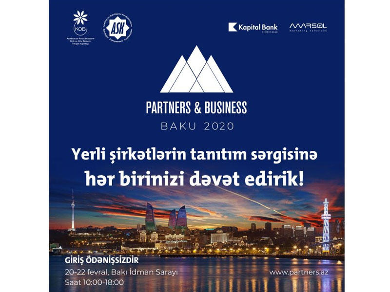 Kapital Bank "Partners and Business" sərgisinin tərəfdaşı olacaq