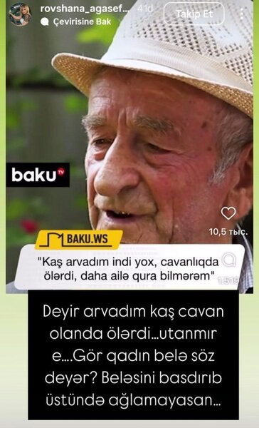 Beləsinin qəbri üstündə ağlamayasan' - Rövşanə
