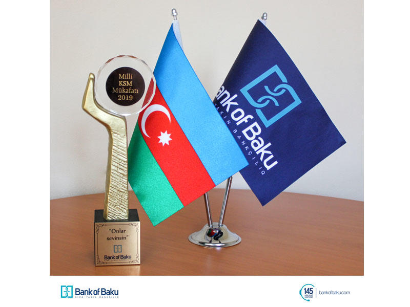 Bank of Baku Milli KSM Mükafatına layiq görüldü!