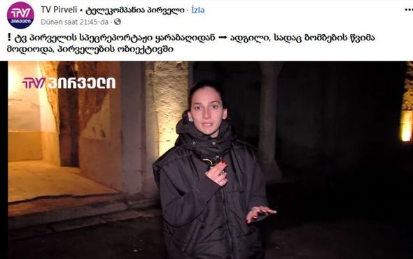 Gürcü telejurnalist: "Ağdamda dini və mədəniyyət ocaqları məhv edilib" - FOTO