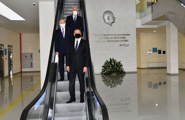Prezident Sumqayıt Məhkəmə Kompleksinin açılışını etdi - FOTOLAR