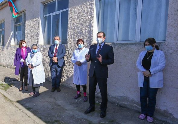 ÜST Şamaxıda ilkin səhiyyə xidmətlərinin gücləndirilməsi istiqamətində fəaliyyətə başlayıb – FOTO