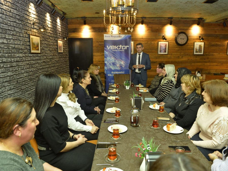 Bank Respublika regionlarda qadın sahibkarlarla görüşlər keçirdi