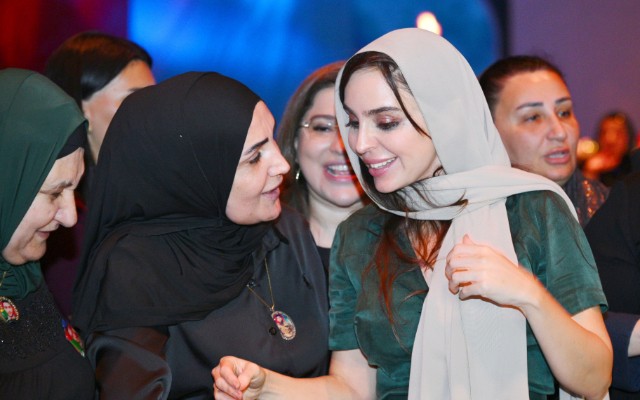 Leyla və Arzu Əliyeva şəhid anaları ilə görüşdülər - FOTOLAR