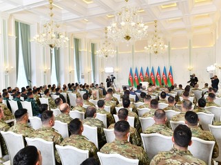 Prezident Zəfər Günü münasibətilə Şuşada təşkil olunan tədbirdə iştirak edib - FOTOLAR