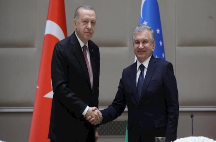 Ərdoğan Özbəkistan Prezidenti ilə danışdı