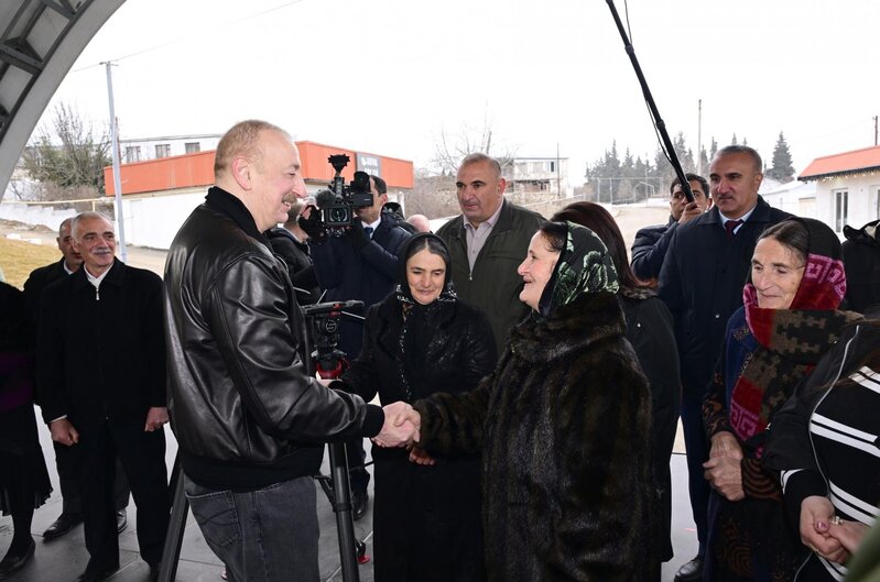 Prezident Ballıcaya getdi - FOTOLAR