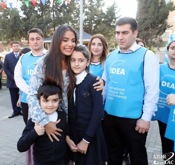 Leyla Əliyevanın təşəbbüsü ilə daha bir həyət abadlaşdırıldı - FOTO