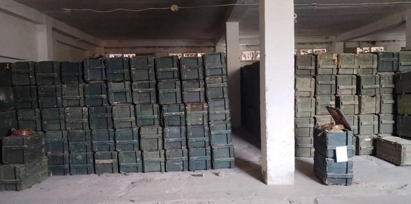 Qarabağ bölgəsində xeyli sayda mina və əldəqayırma partlayıcı qurğular aşkar edildi - FOTO