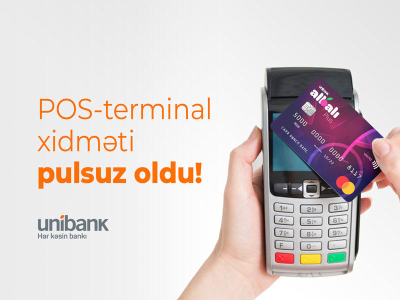 Unibank sahibkarları xidmət haqqından azad etdi