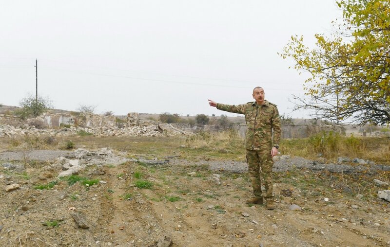 Dövlət başçısı: "Dağıdılmış Füzuli şəhəri erməni faşizminin canlı şahididir