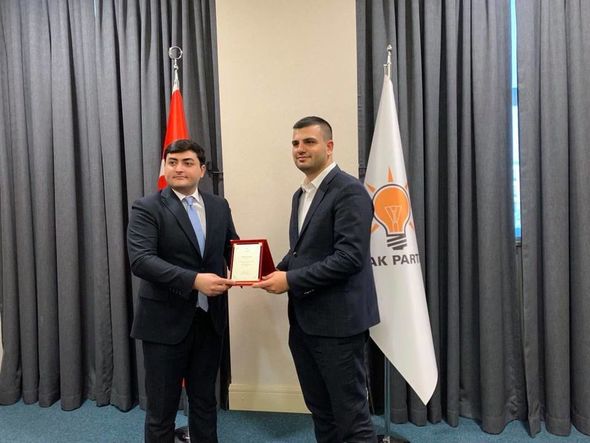 "Davam" Gənclər Hərəkatının sədri AK Partidə görüşlər keçirdi - FOTO