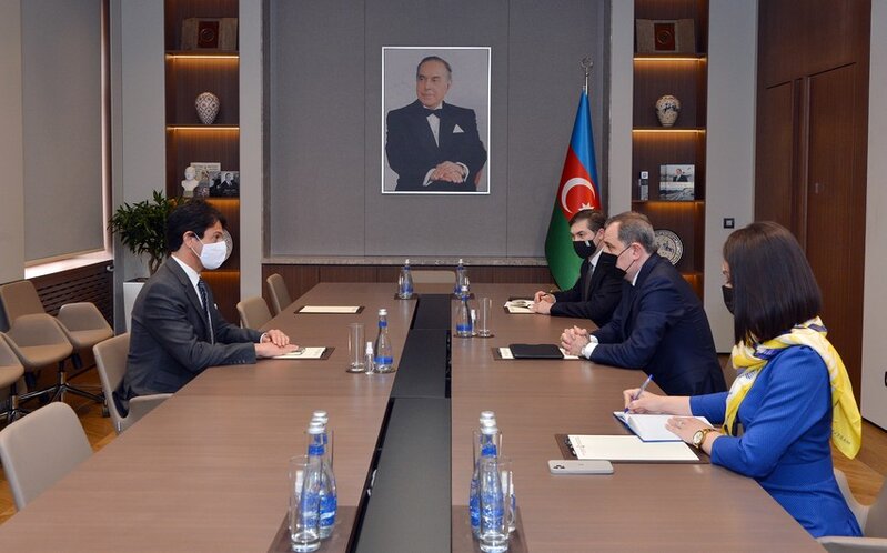 Ceyhun Bayramov İtaliya səfirini qəbul etdi - FOTO