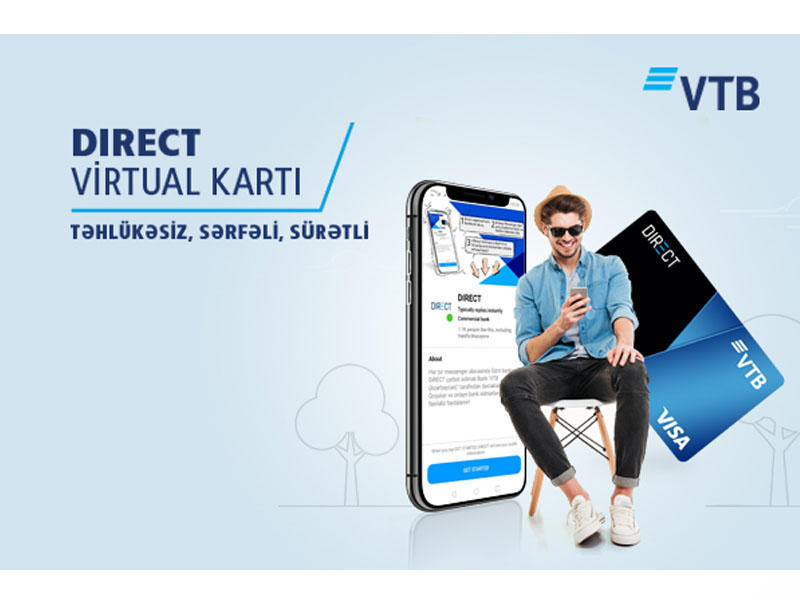 DİRECT virtual kartı: təhlükəsiz, sərfəli, sürətli