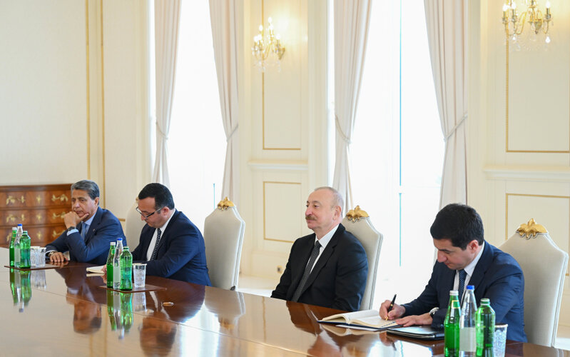 İlham Əliyev Slovakiya Milli Şurasının sədrini qəbul etdi - FOTOLAR