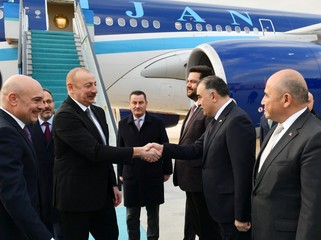 İlham Əliyev Türkiyədə səfərdədir - FOTO