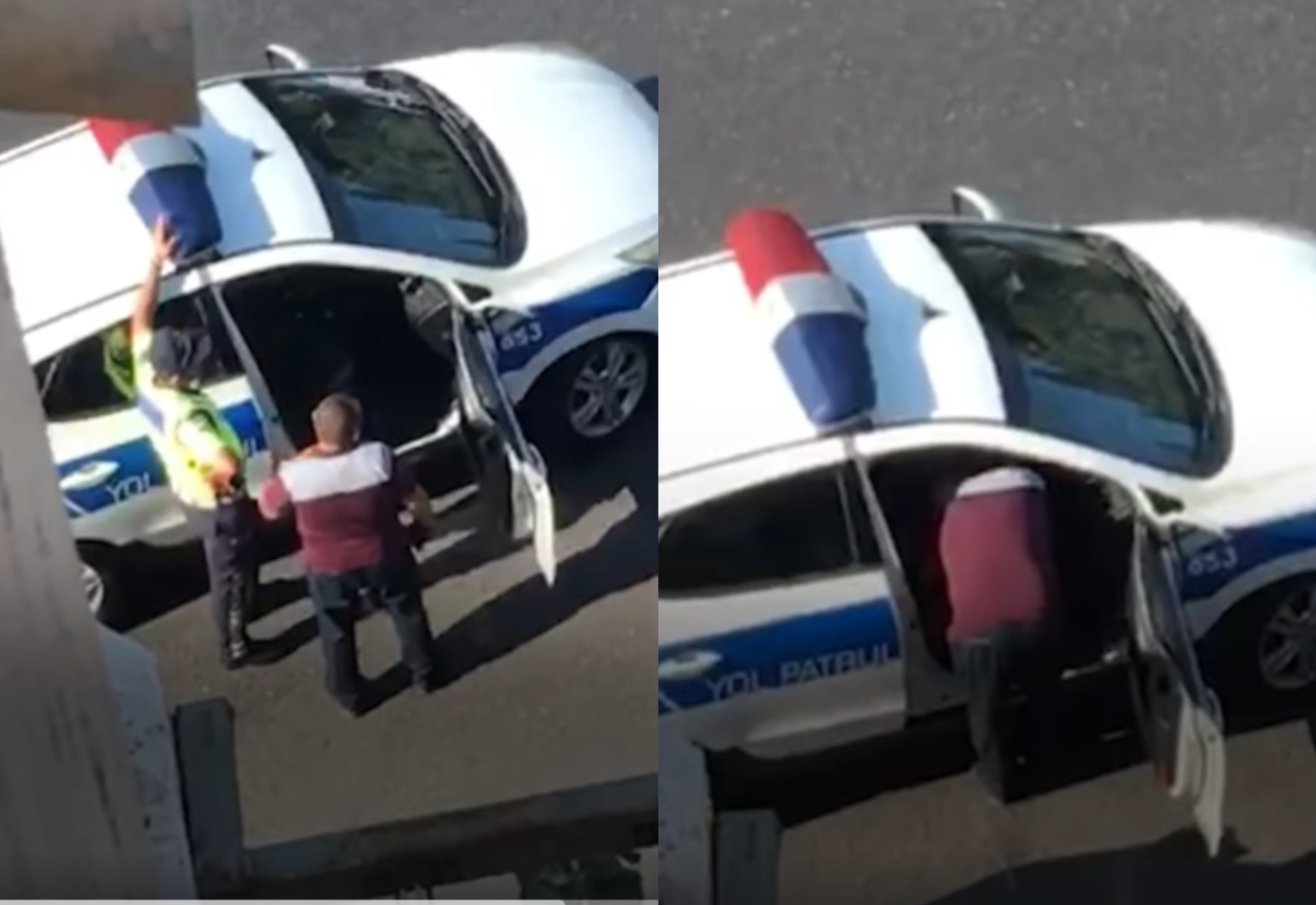 Bakıda sürücü yol polisinə rüşvət verib? - RƏSMİ
