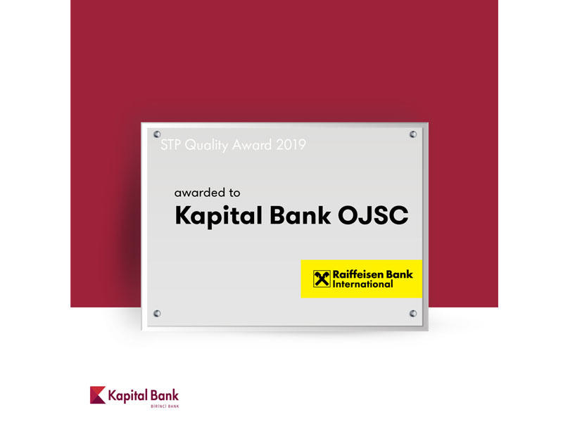 Kapital Bank Raiffeisen Bank International tərəfindən mükafatlandırılıb