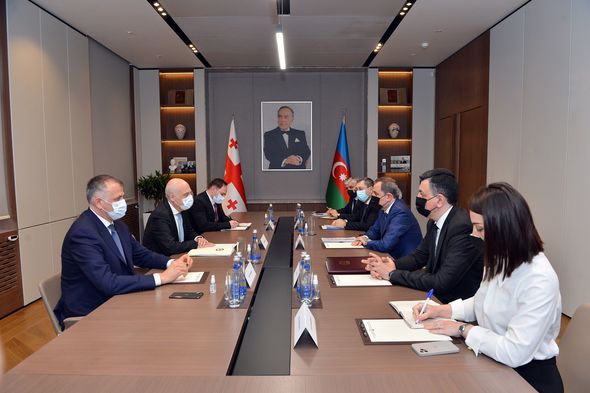 Ceyhun Bayramov Gürcüstan xarici işlər naziri ilə görüşüb – FOTO