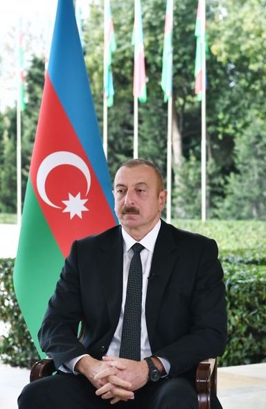 İlham Əliyev Rusiyanın "İnterfaks" agentliyinə müsahibə verib - FOTO