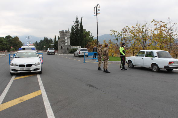 Qax və Zaqatala rayonlarının giriş-çıxışlarında karantin postları qurulub - FOTO/VİDEO