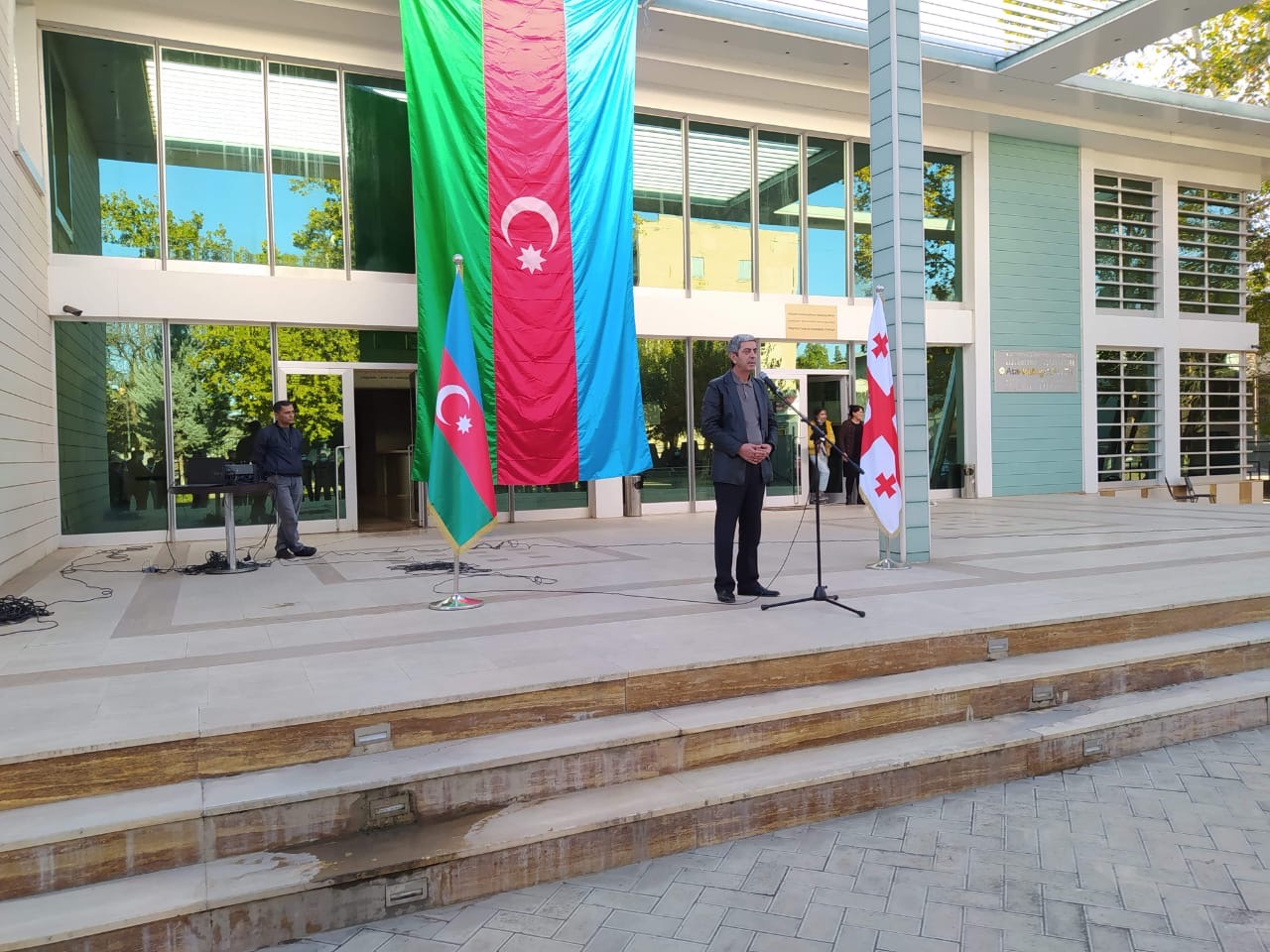 Gürcüstanda soydaşlarımız Şuşanın azad edilməsi münasibətilə tədbir keçiriblər - FOTO