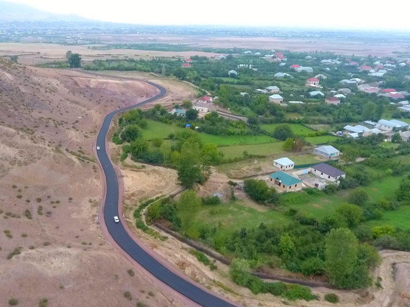 18 km-lik yolunun yenidən qurulması yekunlaşır - FOTO