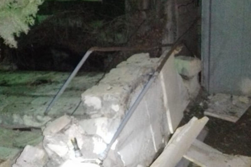 Saatlıda daş hasar aşdı, qaz xətti zədələndi