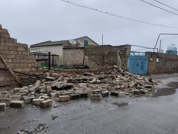 Külək bu qəsəbəni qazsız qoydu - FOTO