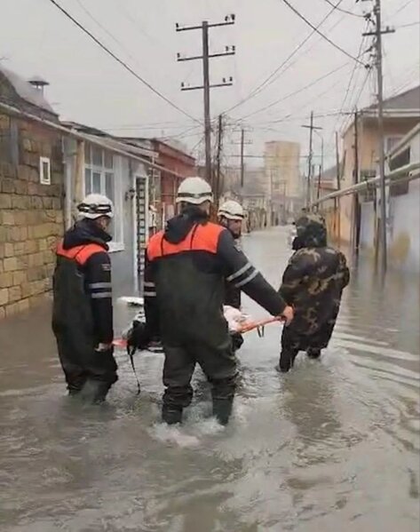 Su basmış ərazilərdən 118 nəfər təxliyə edilib