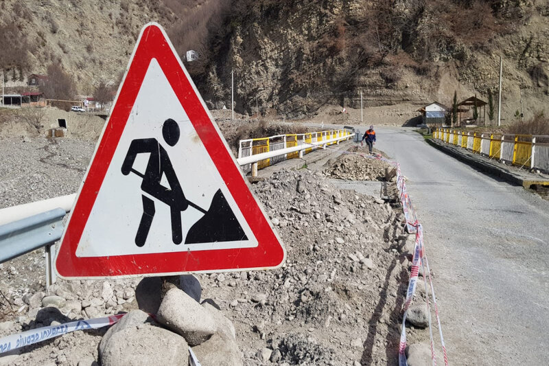 İsmayıllı-Lahıc avtomobil yolunu birləşdirən ana yol uçdu - FOTO