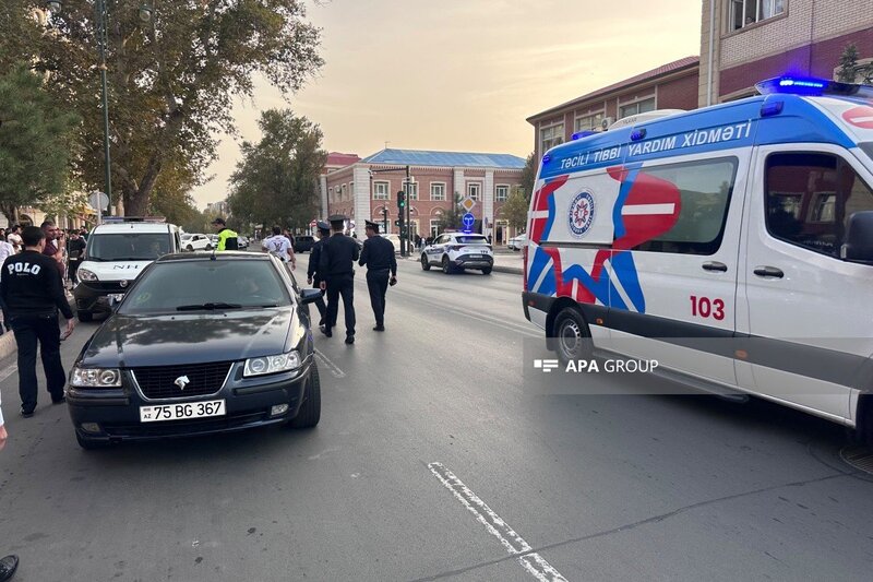 Naxçıvanda avtomobil piyadanı vurdu