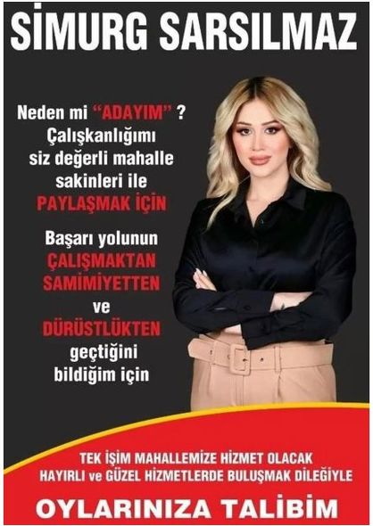 Türkiyəli model seçkidə namizədliyini irəli sürdü - FOTO