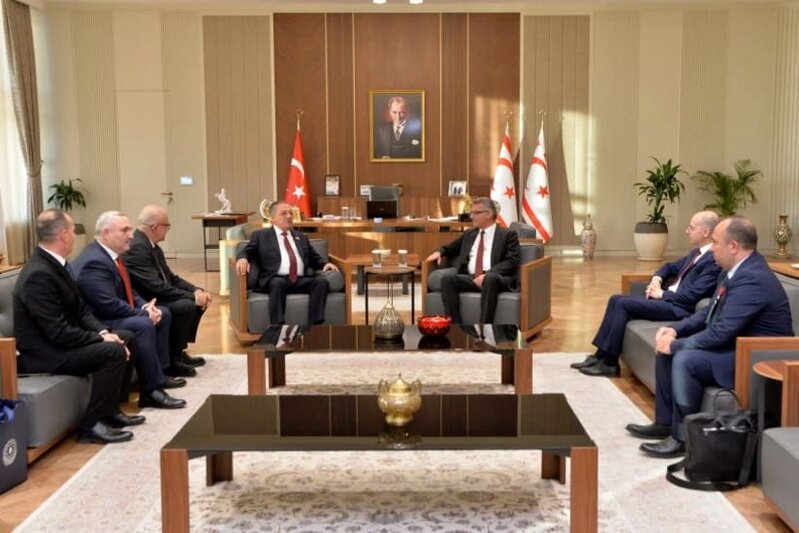 ŞKTR Prezidenti Azərbaycan nümayəndə heyətini qəbul edib - FOTOLAR