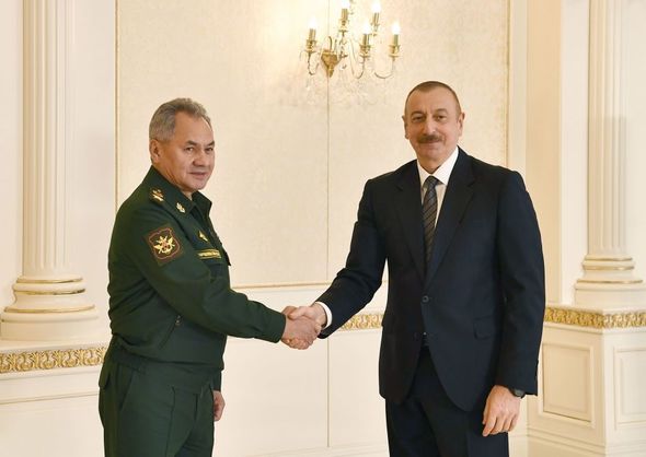 İlham Əliyev Sergey Şoyqunu qəbul etdi - FOTO/VİDEO + YENİLƏNİB