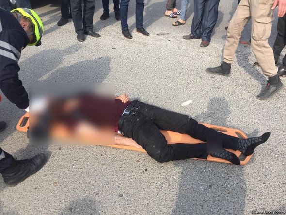 Bakıda ağır qəza: Dörd nəfər xəsarət alıb - FOTO