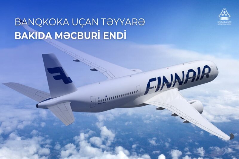 Banqkoka uçan təyyarə Bakıda məcburi eniş edib