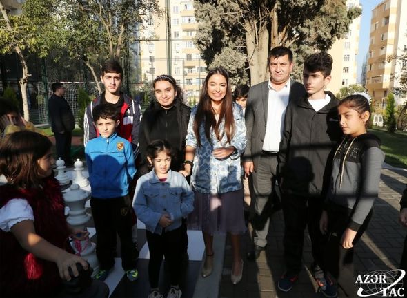 Leyla Əliyevanın təşəbbüsü ilə daha bir həyət abadlaşdırıldı - FOTO
