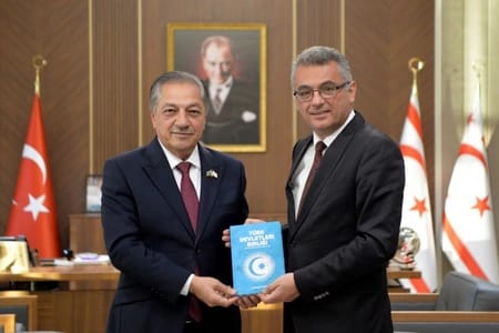 ŞKTR Prezidenti Azərbaycan nümayəndə heyətini qəbul edib - FOTOLAR