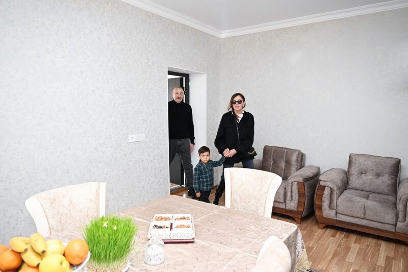 İlham Əliyev və xanımı Xocavənddə - FOTOLAR