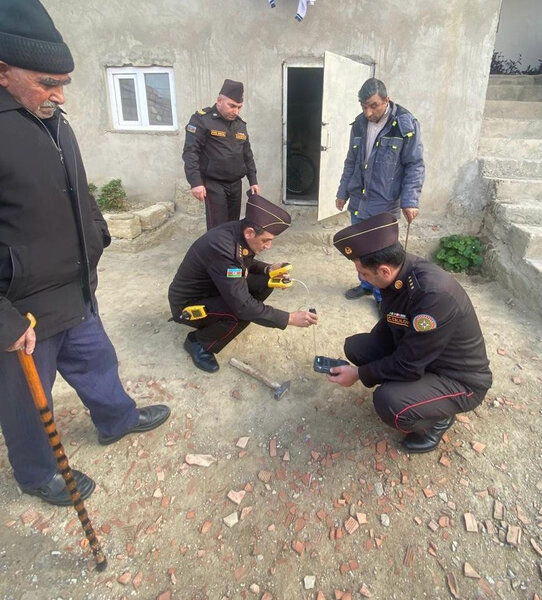 Məmmədlidə metan qazı sızması - Araşdırma başlandı+Fotolar