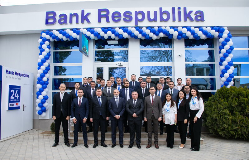 Bank Respublika regionlarda iştirakını möhkəmləndirir: Yeni filial Goranboyda