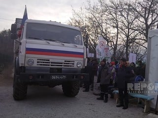 Xankəndi-Laçın yolunda sülhməramlıların və BQXK-nın 26 avtomobilinin hərəkətinə şərait yaradılıb