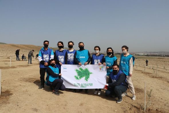 "​​​​​​​Yaşıl Marafon" çərçivəsində növbəti ağacəkmə aksiyaları keçirilib - FOTO