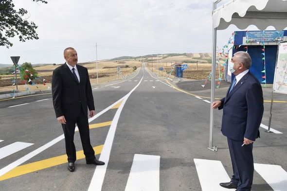 Muğanlı-İsmayıllı-Təzəkənd-Ağbulaq-Qoşakənd avtomobil yolu istifadəyə verilib - FOTO
